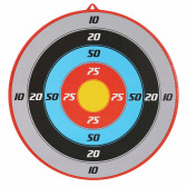 Τοξοβολία στόχου λέιζερ με τόξο, στόχος και βέλη King Sport 115113 6