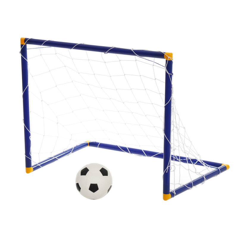 Δίχτυ γκολ ποδοσφαίρου, διαστάσεις: 55,5 x 88 x 45,5 εκ, μπάλα και αντλία  115362
