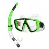 Σετ μάσκας και αναπνευστήρα, πράσινο HL 116109 