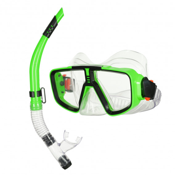 Σετ μάσκας και αναπνευστήρα, πράσινο HL 116109 