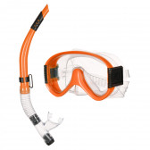 Σετ μάσκας κατάδυσης με αναπνευστήρα, πορτοκαλί HL 116128 