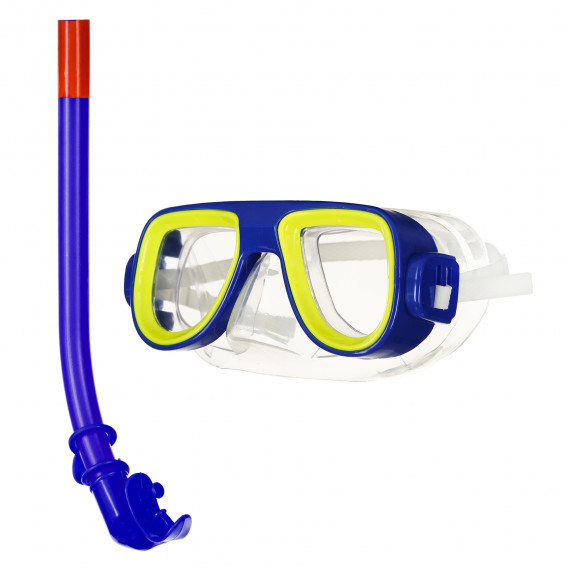 Σετ κολύμβησης - μάσκα αναπνευστήρα, μπλε HL 116165 