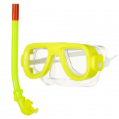 Μάσκα κολύμβησης- μάσκα αναπνευστήρα, κίτρινο HL 116169 