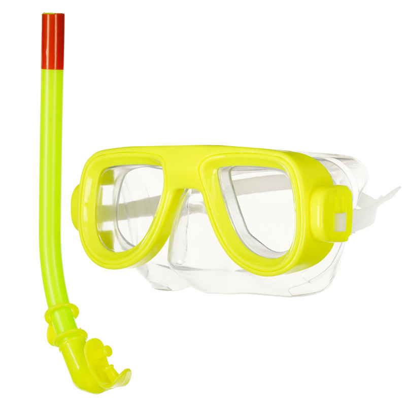 Μάσκα κολύμβησης- μάσκα αναπνευστήρα, κίτρινο  116169