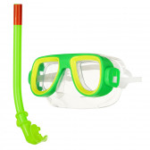Σετ κολύμβησης - μάσκα αναπνευστήρα, πράσινο HL 116173 