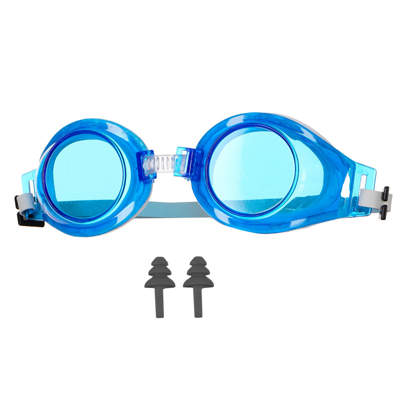 Σετ - γυαλιά κολύμβησης και ωτοασπίδες - μπλε  116190