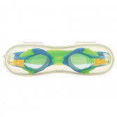 Γυαλιά κολύμβησης με θήκη αποθήκευσης, πράσινο / μπλε HL 116193 