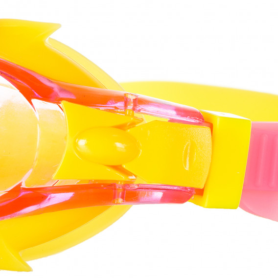 Γυαλιά κολύμβησης με θήκη αποθήκευσης, κίτρινο / ροζ HL 116198 3
