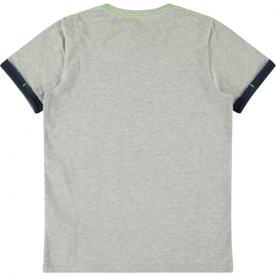 Μπλουζάκι με γραφικό σχέδιο για αγόρια γκρι Name it 116447 2