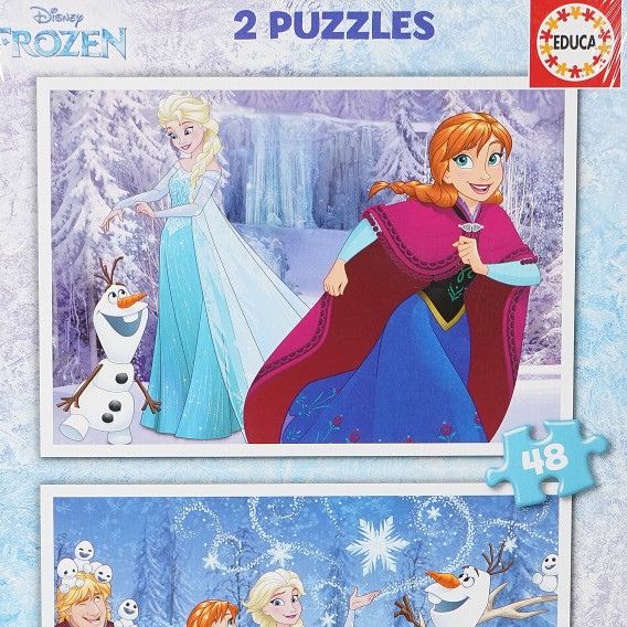 Παζλ 2-σε-1 Frozen παιδιών 48 τεμαχίων Frozen 116906 5