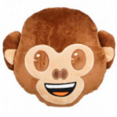 Μαξιλάρι Emoji - μαϊμού, 33 cm Christakopoulos 117106 