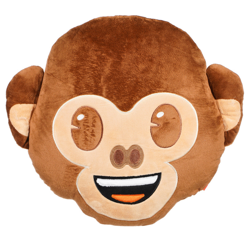 Μαξιλάρι Emoji - μαϊμού, 33 cm  117106