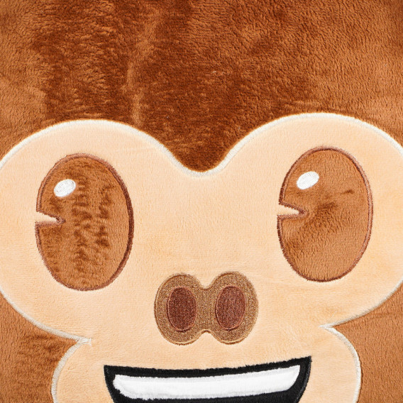 Μαξιλάρι Emoji - μαϊμού, 33 cm Christakopoulos 117107 2