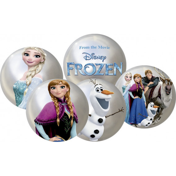 Frozen πολύχρωμη και ενδιαφέρουσα μπάλα για το κορίτσι σας Frozen 1178 