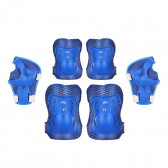 Σετ προστατευτικά για γόνατα και αγκώνες σε μπλε χρώμα  118546 4