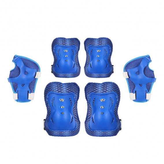 Σετ προστατευτικά για γόνατα και αγκώνες σε μπλε χρώμα  118546 4