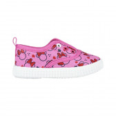 Πάνινα παπούτσια με γραβάτες με εκτύπωση Minnie για ένα κορίτσι Minnie Mouse 118846 