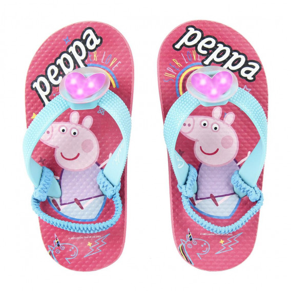 Φωσφορίζουσες σαγιονάρες με τύπωμα Peppa Pig για κορίτσι Peppa pig 118904 