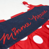 Βαμβακερό φόρεμα με τύπωμα Minnie για κορίτσι Minnie Mouse 119038 3