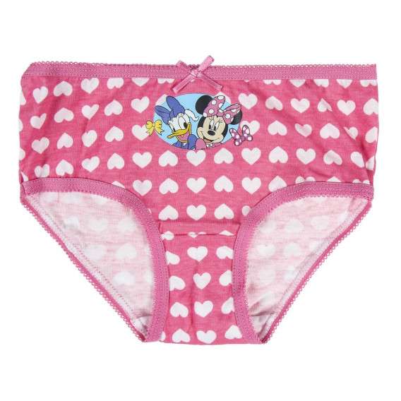 Σετ από 5 βαμβακερά βρακάκια με τύπωμα Minnie, για κορίτσι, πολύχρωμα Minnie Mouse Σετ από 5 βαμβακερά βρακάκια με τύπωμα Minnie, για κορίτσι, πολύχρωμα Minnie Mouse 119133 4