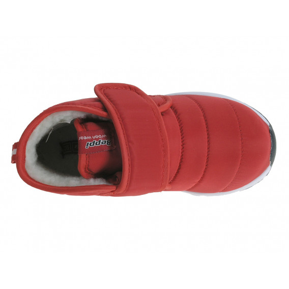 Αδιάβροχες υφασμάτινες μπότες, κόκκινες Beppi 12332 3