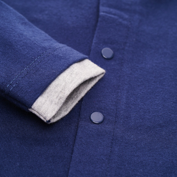 Βρεφική, μακρυμάνικη μπλούζα σε μπλε χρώμα, για αγόρι Idexe 123430 4
