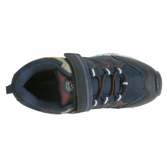 Παπούτσια με κορδόνια, Velcro και βρόχο με πολύχρωμες πινελιές Beppi 12347 3