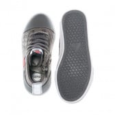 Γκρι αθλητικά παπούτσια για κορίτσια με ασημί λεπτομέρειες Colmar 12382 4