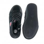 Αθλητικά παπούτσια για κορίτσια σε μαύρο χρώμα με φερμουάρ και κορδόνια Colmar 12384 2