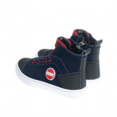 Υψηλά αθλητικά παπούτσια για αγόρια με φερμουάρ, μπλε Colmar 12400 2