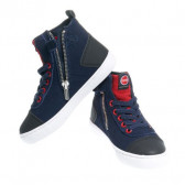 Υψηλά αθλητικά παπούτσια για αγόρια με φερμουάρ, μπλε Colmar 12401 3