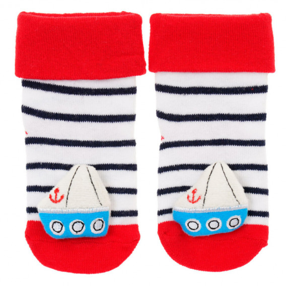 Κάλτσες με μαλακό παιχνίδι - μια βάρκα, για μωρό YO! 124907 