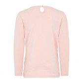 Μπλούζα από οργανικό βαμβάκι με στάμπα, για κορίτσι- ροζ Name it 127766 2