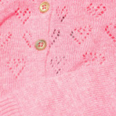 Κοντή ζακέτα μπολερό για κορίτσια- ροζ Benetton 130203 3