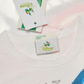 Μπλούζα με μακριά μανίκια για αγοράκι, λευκή Benetton 131326 6