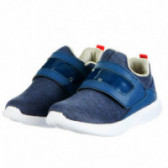 Πάνινα παπούτσια με velcro, μπλε Beppi 135574 