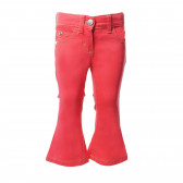 Κοραλλί παντελόνι για κορίτσια Benetton 136597 