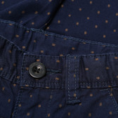 Βαμβακερό παντελόνι για αγόρι, σε μπλε χρώμα Benetton 136719 3