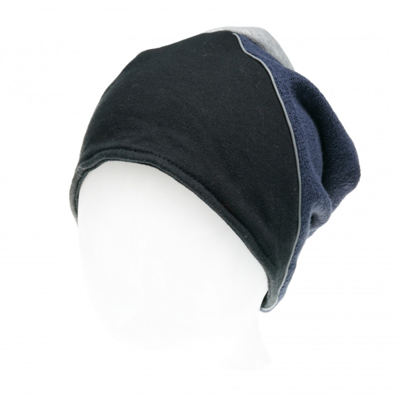 Βαμβακερό καπέλο για αγόρι, σε μαύρο χρώμα  138146