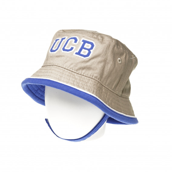 Βαμβακερό καπέλο για αγόρι, καφέ Benetton 138330 