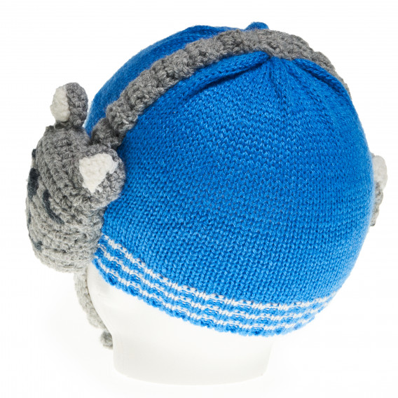 Καπέλο σε μπλε, για αγοράκι Benetton 138385 2