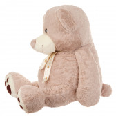 Μπεζ αρκουδάκι με κορδέλα - 100 cm Amek toys 143686 3