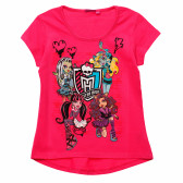 Σετ 2 μέρη Monster High print Βαμβακερά μπλουζάκια Monster High 143765 4