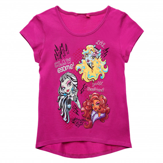 Σετ από 2 μέρη Monster High Cotton T-shirt, ροζ Monster High 143775 2
