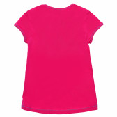 Γυναικείο μπλουζάκι από βαμβάκι με ροζ χρώμα Monster High 143877 4