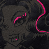 Σετ από δύο μέρη από βαμβάκι: μπλούζα και παντελόνι για ένα κορίτσι, εκτύπωση Monster High Monster High 143899 3