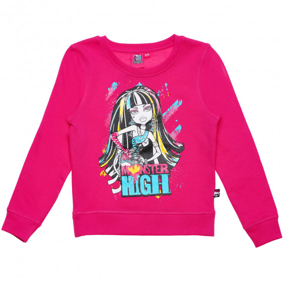 Μπλούζα για ένα κορίτσι, ροζ Monster High 143982 