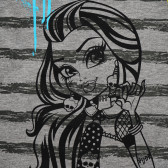 Γκρι βαμβακερή μπλούζα για κορίτσι Monster High 144006 2