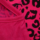Κοντομάνικη μπλούζα, ασύμμετρη για ένα κορίτσι, ροζ Monster High 144098 3