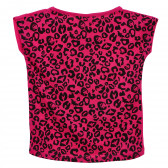 Κοντομάνικη μπλούζα, ασύμμετρη για ένα κορίτσι, ροζ Monster High 144100 4
